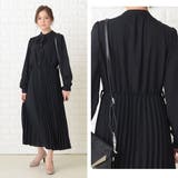 シャツ風 ロング シフォン | レースレディース | 詳細画像8
