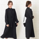 シャツ風 ロング シフォン | レースレディース | 詳細画像9