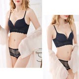 ブラジャーショーツセット ノンワイヤー ブラジャー | レースレディース  | 詳細画像12 