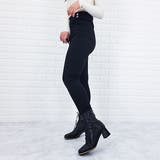 ストレッチ スキニーパンツ 裏起毛あり | レースレディース | 詳細画像7