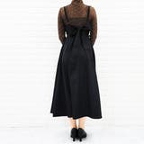 バックリボン パイピングキャミワンピース フレア | レースレディース | 詳細画像6