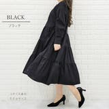 ティアードワンピース キャンブリックコットン ロングワンピース | レースレディース | 詳細画像3