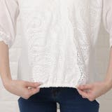 スカラップレース 刺繍 Vネック | レースレディース | 詳細画像11