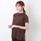 ボトルネック 半袖 Tシャツトップス | レースレディース  | 詳細画像4 