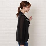 ラッフルフレア ボウタイ ブラウス | レースレディース  | 詳細画像7