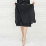 Vネック シフォン ロングワンピース | レースレディース  | 詳細画像15