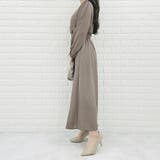 Vネック シフォン ロングワンピース | レースレディース  | 詳細画像9