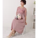 刺繍レース使いワンピースドレス ロングワンピース レディース | レースレディース  | 詳細画像15 