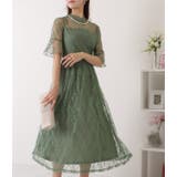 ウエスト切り替え ロングワンピース ドレス | レースレディース  | 詳細画像12 