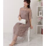 ウエスト切り替え ロングワンピース ドレス | レースレディース  | 詳細画像15 