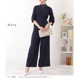 スタンドカラー オールインワン パンツドレス | レースレディース | 詳細画像6