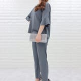 五分袖 無地 パンツセットアップ | レースレディース  | 詳細画像13 