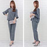 五分袖 無地 パンツセットアップ | レースレディース  | 詳細画像14 