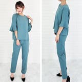 五分袖 無地 パンツセットアップ | レースレディース  | 詳細画像17 