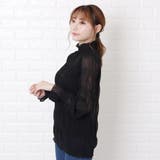 マジョリカプリーツ ハイネック ブラウス | レースレディース  | 詳細画像15 