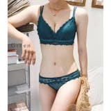 ノンワイヤー ブラジャー ショーツ | レースレディース  | 詳細画像13 