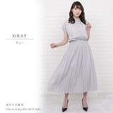 バンドカラー フレンチスリーブ プリーツ | レースレディース | 詳細画像3