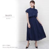 バンドカラー フレンチスリーブ プリーツ | レースレディース | 詳細画像9