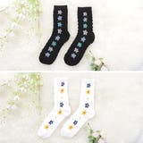 靴下 クルーソックス 花柄 | レースレディース  | 詳細画像4