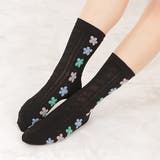 靴下 クルーソックス 花柄 | レースレディース  | 詳細画像5