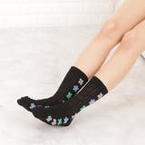 靴下 クルーソックス 花柄 | レースレディース  | 詳細画像6