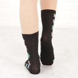 靴下 クルーソックス 花柄 | レースレディース  | 詳細画像8