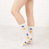 靴下 クルーソックス 花柄 | レースレディース  | 詳細画像11