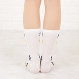 靴下 クルーソックス 花柄 | レースレディース  | 詳細画像13