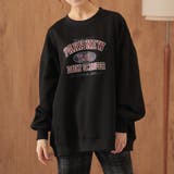 カレッジ風 ロゴ 長袖 | レースレディース  | 詳細画像1 