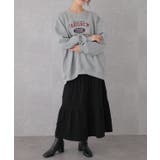 カレッジ風 ロゴ 長袖 | レースレディース  | 詳細画像8 