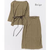 透かし編み クルーネック ベルト付き | レースレディース  | 詳細画像16 