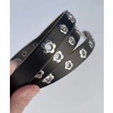 レザー調 フラワー メタル | レースレディース  | 詳細画像13 