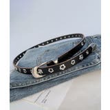 レザー調 フラワー メタル | レースレディース  | 詳細画像4 