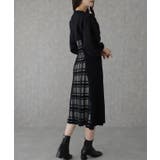 配色 チェック柄 レイヤード | レースレディース  | 詳細画像5 