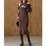 オープンショルダー リボン ロング | レースレディース  | 詳細画像9 