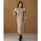 異素材 配色 リボン | レースレディース  | 詳細画像14 