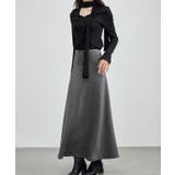 ソリッドカラー ベーシックハイウエスト マキシ | レースレディース  | 詳細画像10 