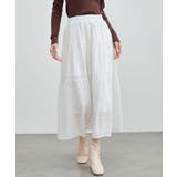 カットレース フレア ギャザー | レースレディース  | 詳細画像10 