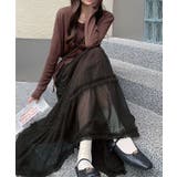 フリル ティアード チュール | レースレディース  | 詳細画像13 