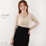 Ｖネック リブニット セーター | レースレディース  | 詳細画像5 