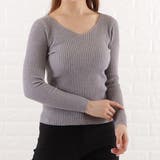 Ｖネック リブニット セーター | レースレディース  | 詳細画像8 