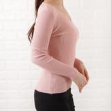 Ｖネック リブニット セーター | レースレディース  | 詳細画像14 