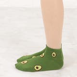 靴下 ショートソックス アボカド柄 | レースレディース  | 詳細画像9 