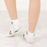 靴下 ショートソックス アボカド柄 | レースレディース  | 詳細画像14 