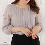 タック シフォン ブラウス | レースレディース | 詳細画像5