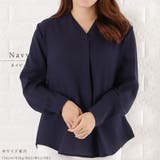 Vネック シフォン ブラウス | レースレディース | 詳細画像10