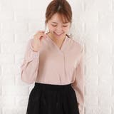 Vネック シフォン ブラウス | レースレディース | 詳細画像16