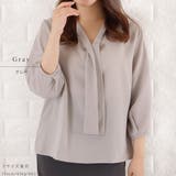 ボウタイ Vネック シフォン | レースレディース | 詳細画像10