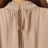 フリルネック シフォン ブラウス | レースレディース | 詳細画像17