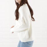 パールボタン ケーブルニット カーディガン | レースレディース  | 詳細画像13 